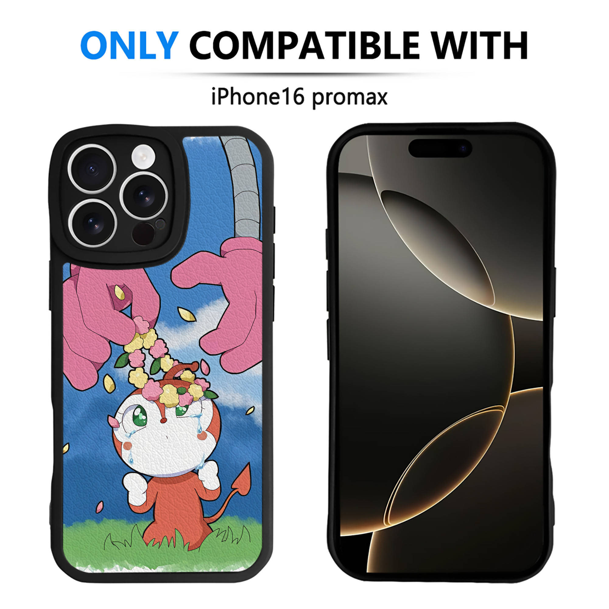（画像用） アンパンマン Anpanman 【iPhone 16シリーズ対応】シリコンスマホケース（レザー調） 材質：シリコン